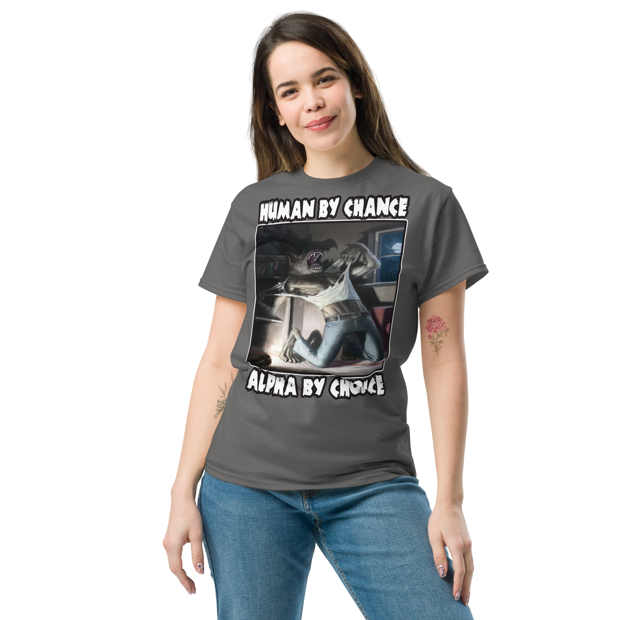 HUMAN BY CHANCE, ALPHA BY CHOICE